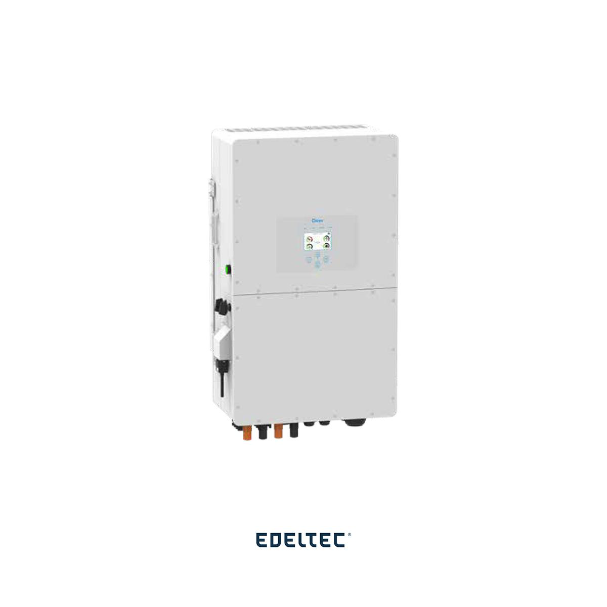 Inversor hibrido 380v deye 4mppt trifasico 50kw hv sun-50k-sg01hp3-eu-bm4 hv (380v) wifi afci