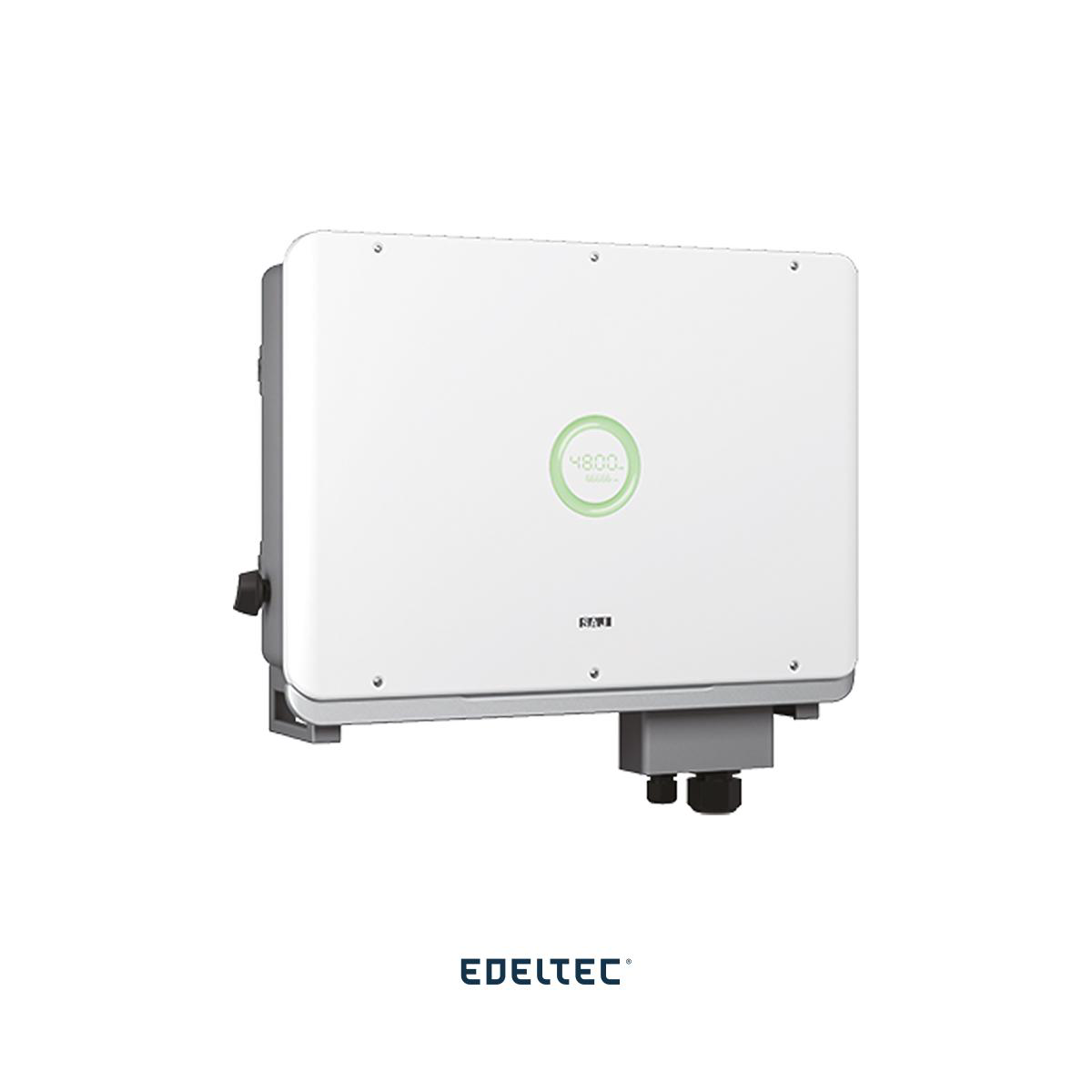 Inversor 220v saj 4mppt trifasico 30kw r6-30k-t4-32-lv wifi new afci